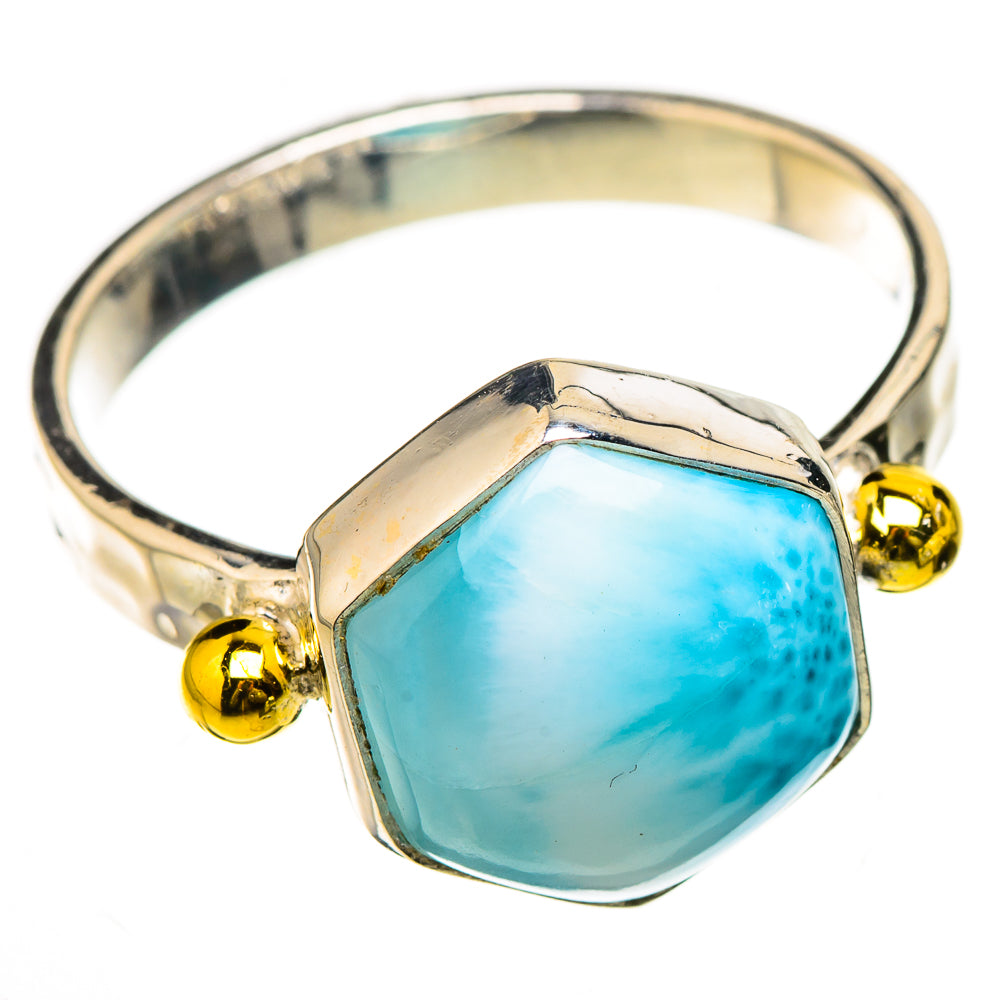 Larimar Rings handcrafted by Ana Silver Co - RING126562 - Photo 2