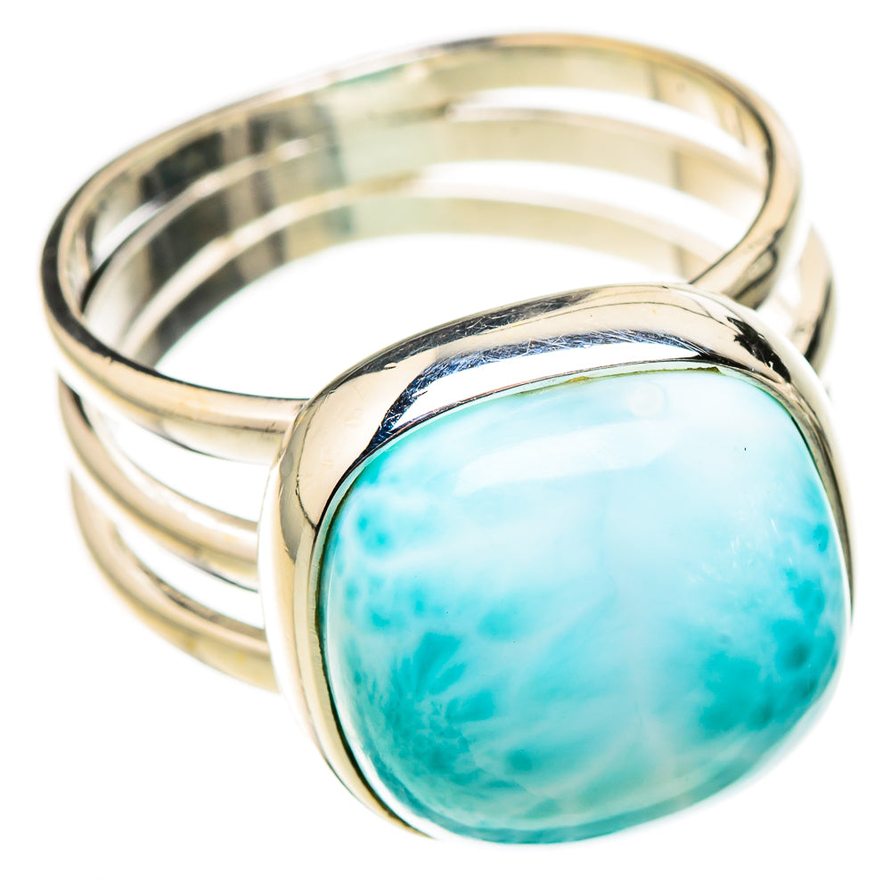 Larimar Rings handcrafted by Ana Silver Co - RING126564 - Photo 2