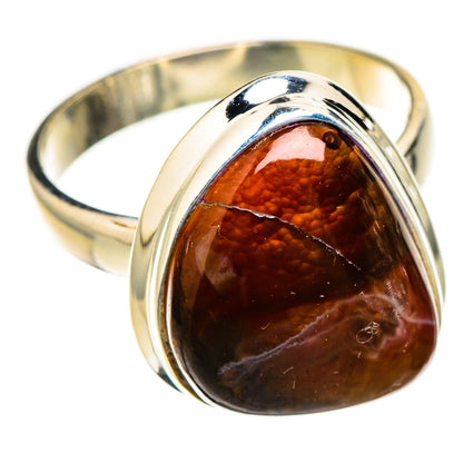 Mexican Fire Agate Rings handcrafted by Ana Silver Co - RING126568 - Photo 2