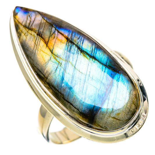 Labradorite Rings handcrafted by Ana Silver Co - RING126584 - Photo 2
