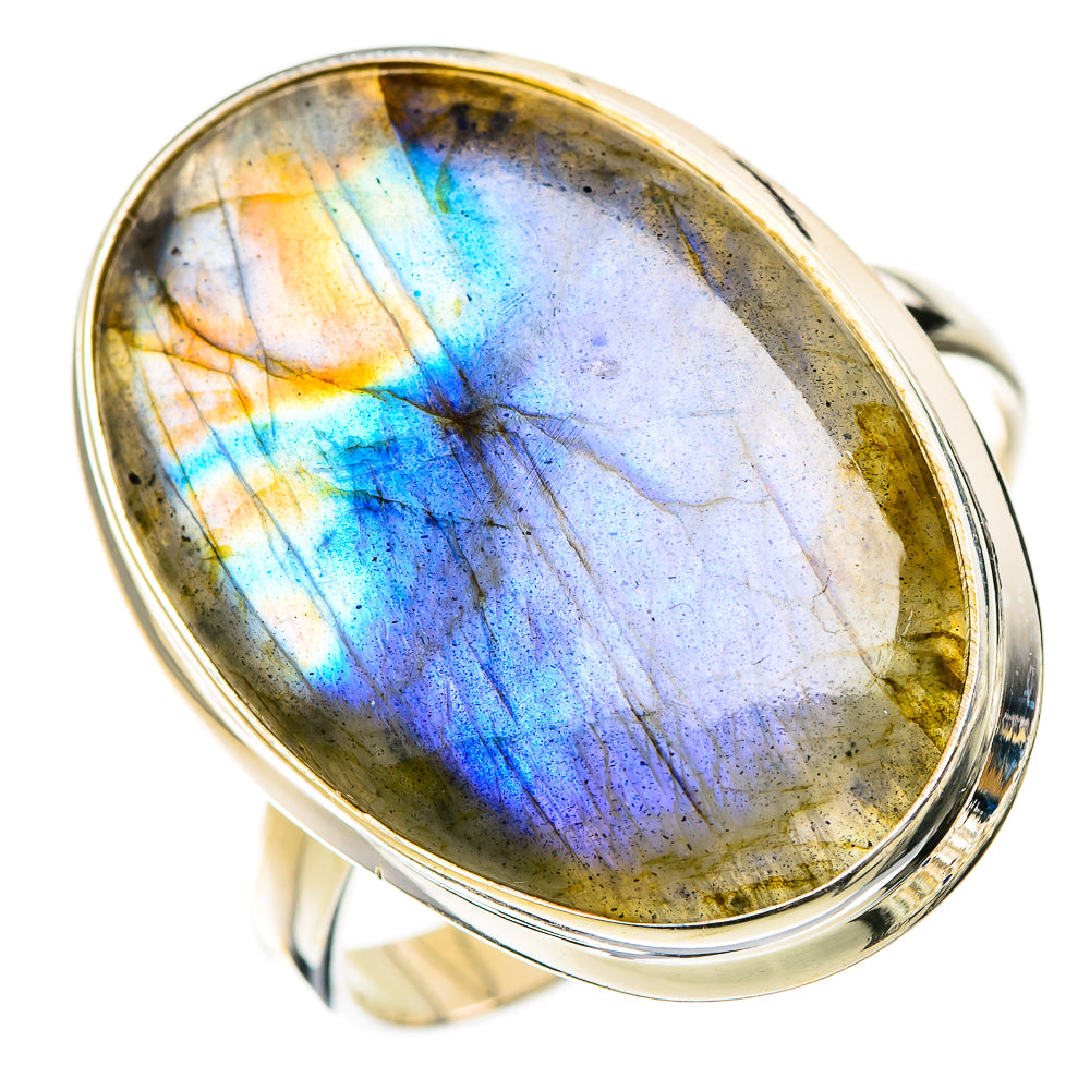 Labradorite Rings handcrafted by Ana Silver Co - RING126588 - Photo 2