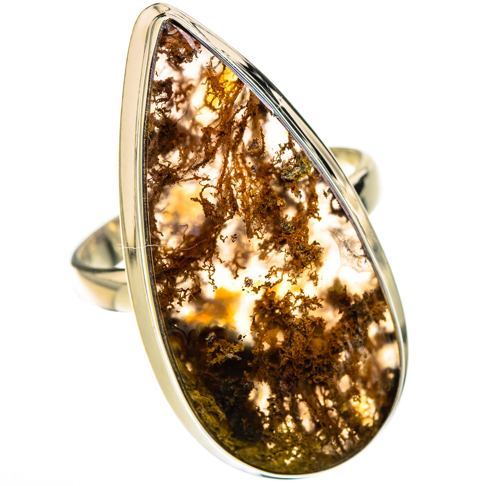 Indonesian Plume Agate Rings handcrafted by Ana Silver Co - RING126592 - Photo 2