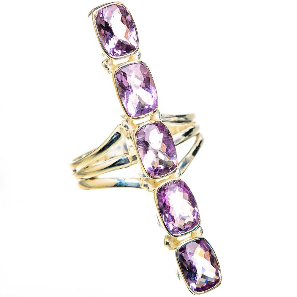 Amethyst Rings handcrafted by Ana Silver Co - RING126594 - Photo 2