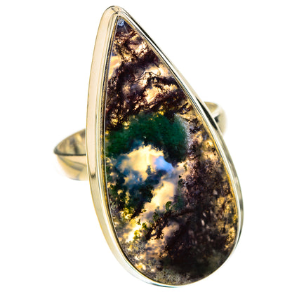 Indonesian Plume Agate Rings handcrafted by Ana Silver Co - RING126602 - Photo 2