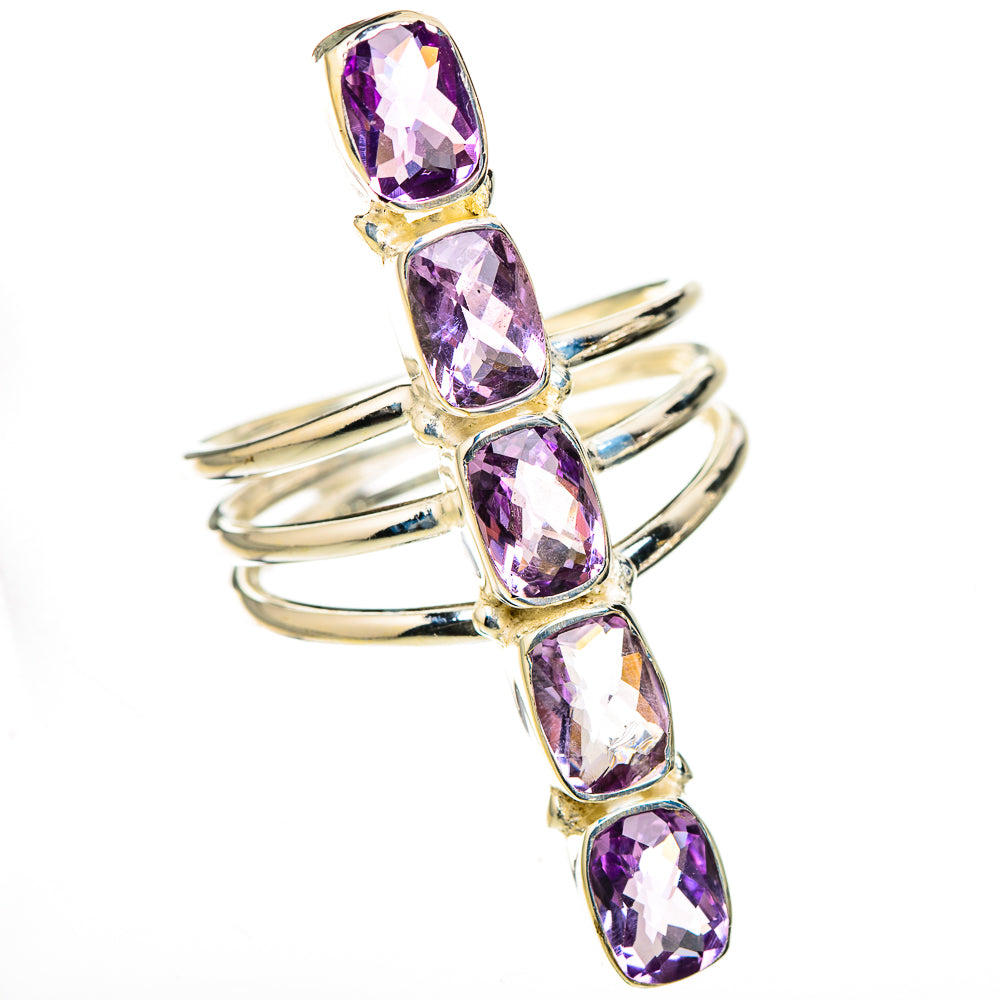 Amethyst Rings handcrafted by Ana Silver Co - RING126617 - Photo 2