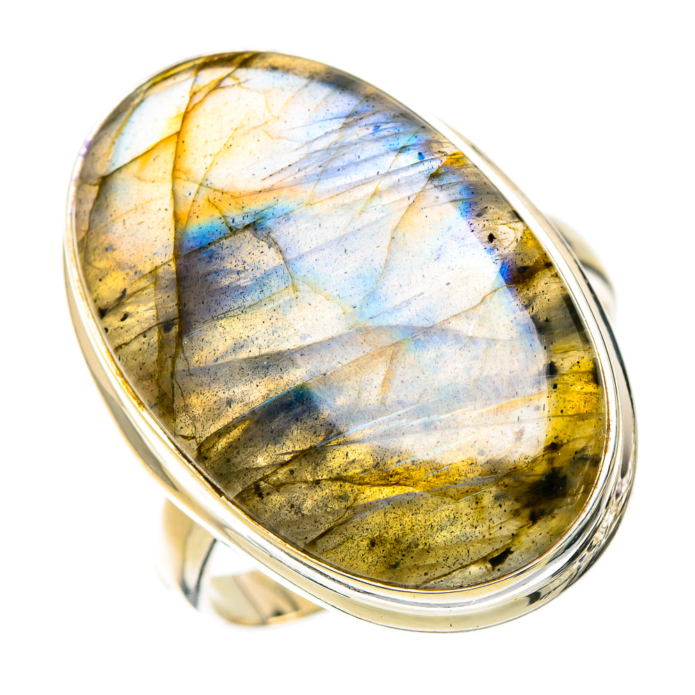 Labradorite Rings handcrafted by Ana Silver Co - RING126627 - Photo 2