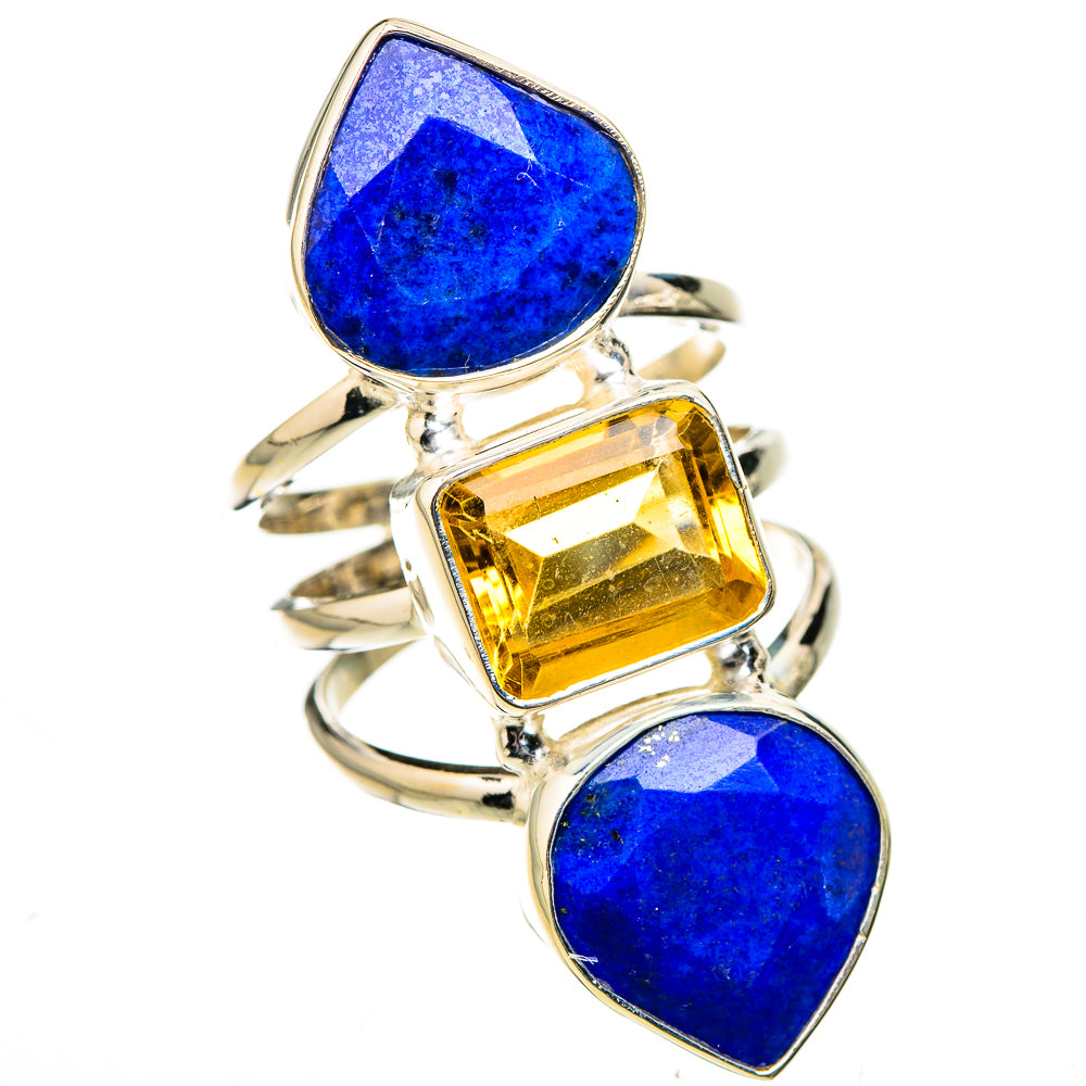 Lapis Lazuli Rings handcrafted by Ana Silver Co - RING126628 - Photo 2