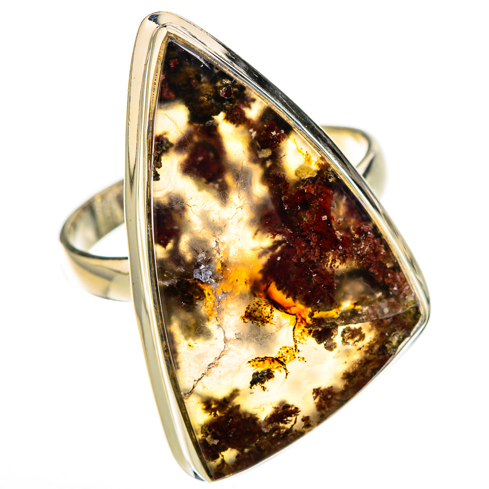 Indonesian Plume Agate Rings handcrafted by Ana Silver Co - RING126633 - Photo 2