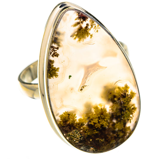 Indonesian Plume Agate Rings handcrafted by Ana Silver Co - RING126634 - Photo 2