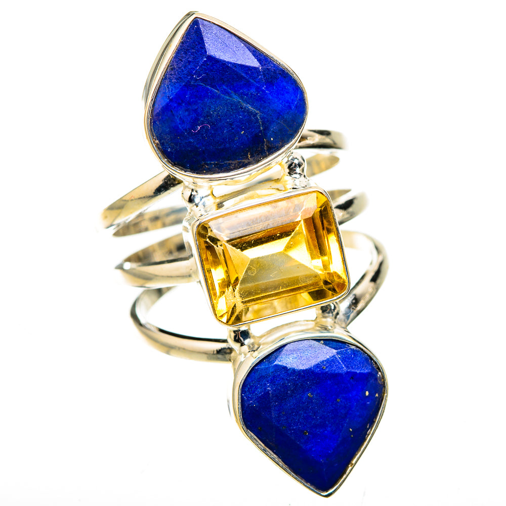 Lapis Lazuli Rings handcrafted by Ana Silver Co - RING126652 - Photo 2