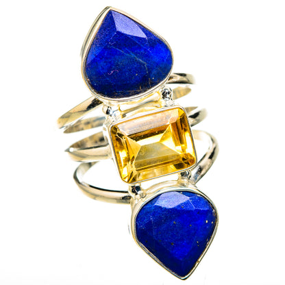 Lapis Lazuli Rings handcrafted by Ana Silver Co - RING126652 - Photo 2