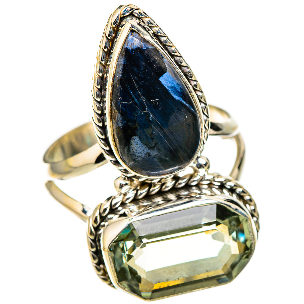 Green Amethyst Rings handcrafted by Ana Silver Co - RING126668 - Photo 2