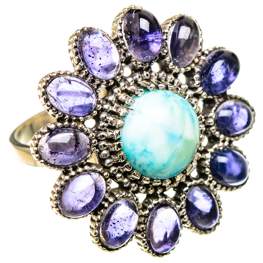 Larimar Rings handcrafted by Ana Silver Co - RING126672 - Photo 2
