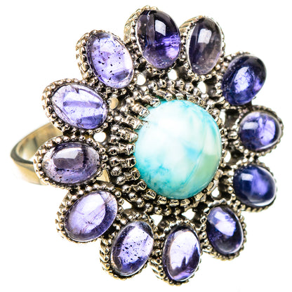 Larimar Rings handcrafted by Ana Silver Co - RING126672 - Photo 2