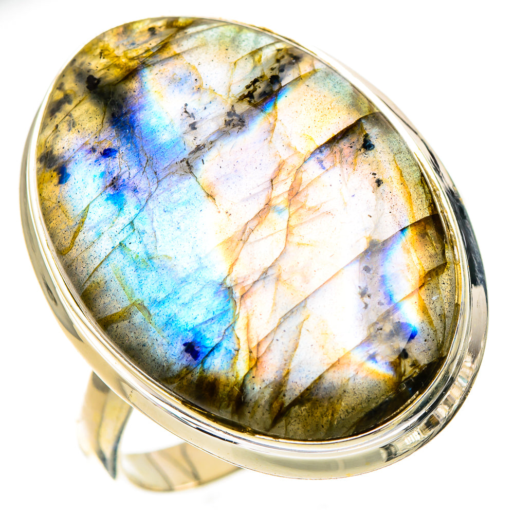 Labradorite Rings handcrafted by Ana Silver Co - RING126674 - Photo 2