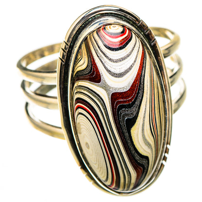 Fordite Rings handcrafted by Ana Silver Co - RING126675 - Photo 2