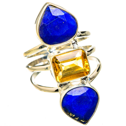 Lapis Lazuli Rings handcrafted by Ana Silver Co - RING126676 - Photo 2