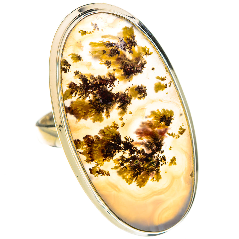 Indonesian Plume Agate Rings handcrafted by Ana Silver Co - RING126679 - Photo 2