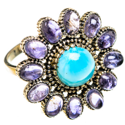 Larimar Rings handcrafted by Ana Silver Co - RING126681 - Photo 2