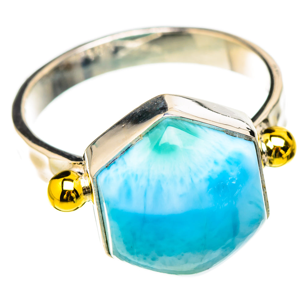 Larimar Rings handcrafted by Ana Silver Co - RING126691 - Photo 2