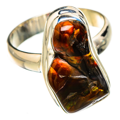 Mexican Fire Agate Rings handcrafted by Ana Silver Co - RING126693 - Photo 2