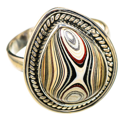 Fordite Rings handcrafted by Ana Silver Co - RING126700 - Photo 2