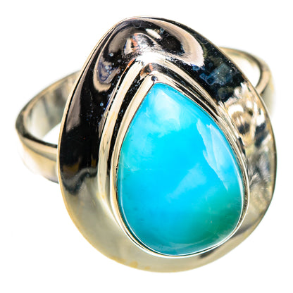 Larimar Rings handcrafted by Ana Silver Co - RING126707 - Photo 2