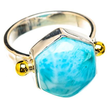 Larimar Rings handcrafted by Ana Silver Co - RING126708 - Photo 2