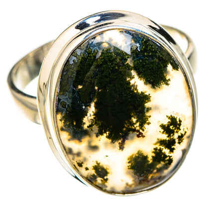 Indonesian Plume Agate Rings handcrafted by Ana Silver Co - RING126711 - Photo 2