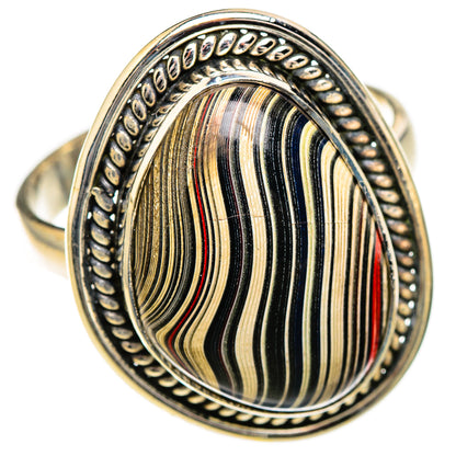 Fordite Rings handcrafted by Ana Silver Co - RING126720 - Photo 2
