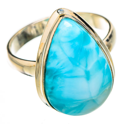 Larimar Rings handcrafted by Ana Silver Co - RING126725 - Photo 2