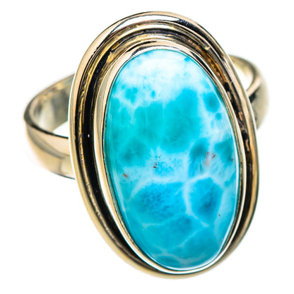 Larimar Rings handcrafted by Ana Silver Co - RING126727 - Photo 2