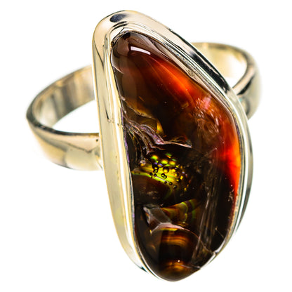 Mexican Fire Agate Rings handcrafted by Ana Silver Co - RING126731 - Photo 2