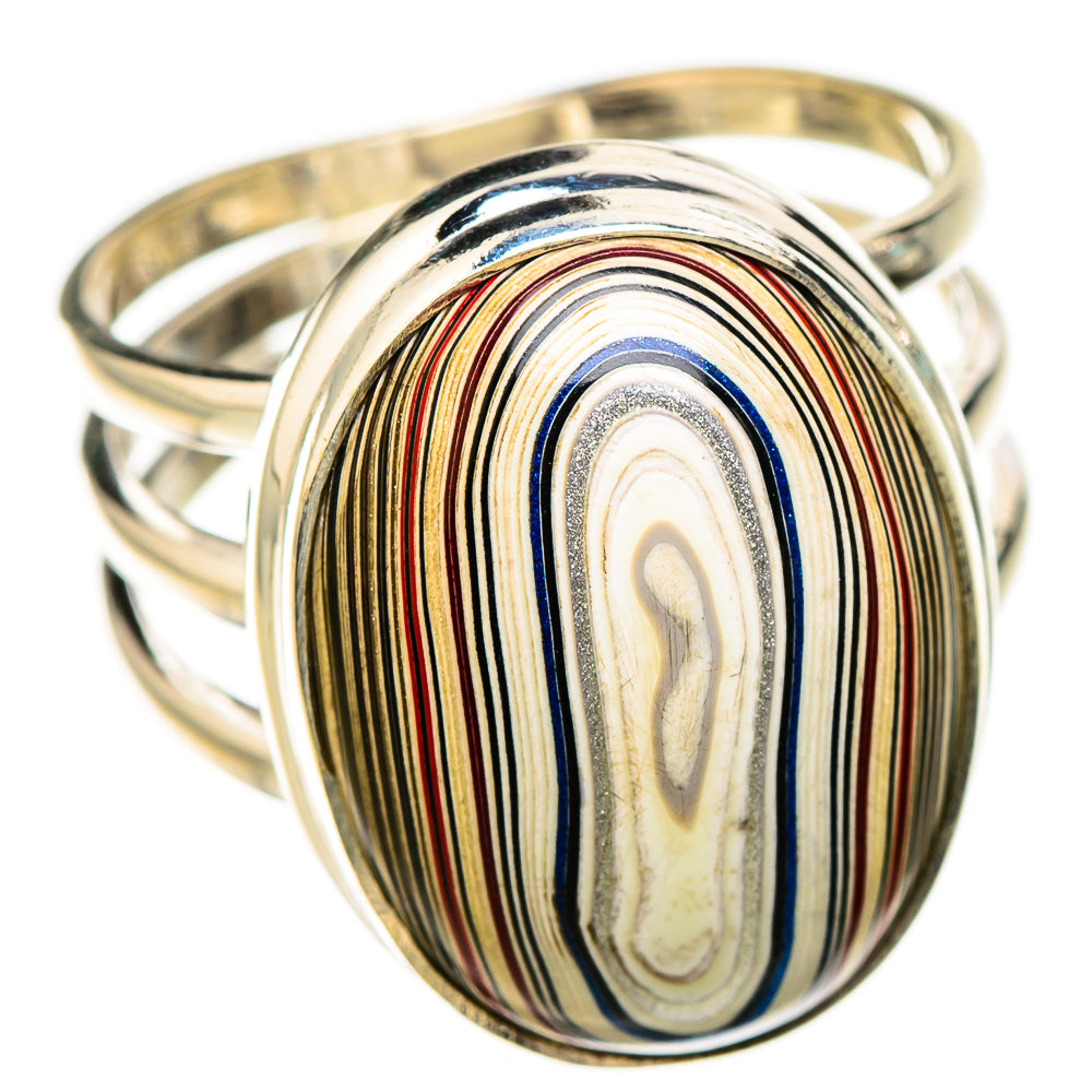 Fordite Rings handcrafted by Ana Silver Co - RING126755 - Photo 2