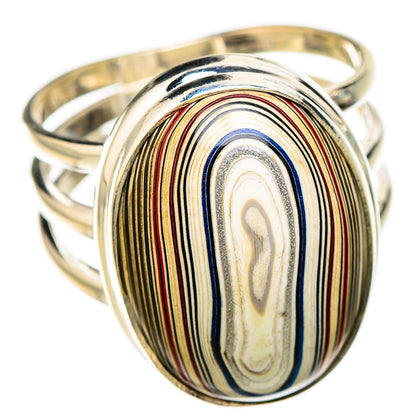 Fordite Rings handcrafted by Ana Silver Co - RING126755 - Photo 2