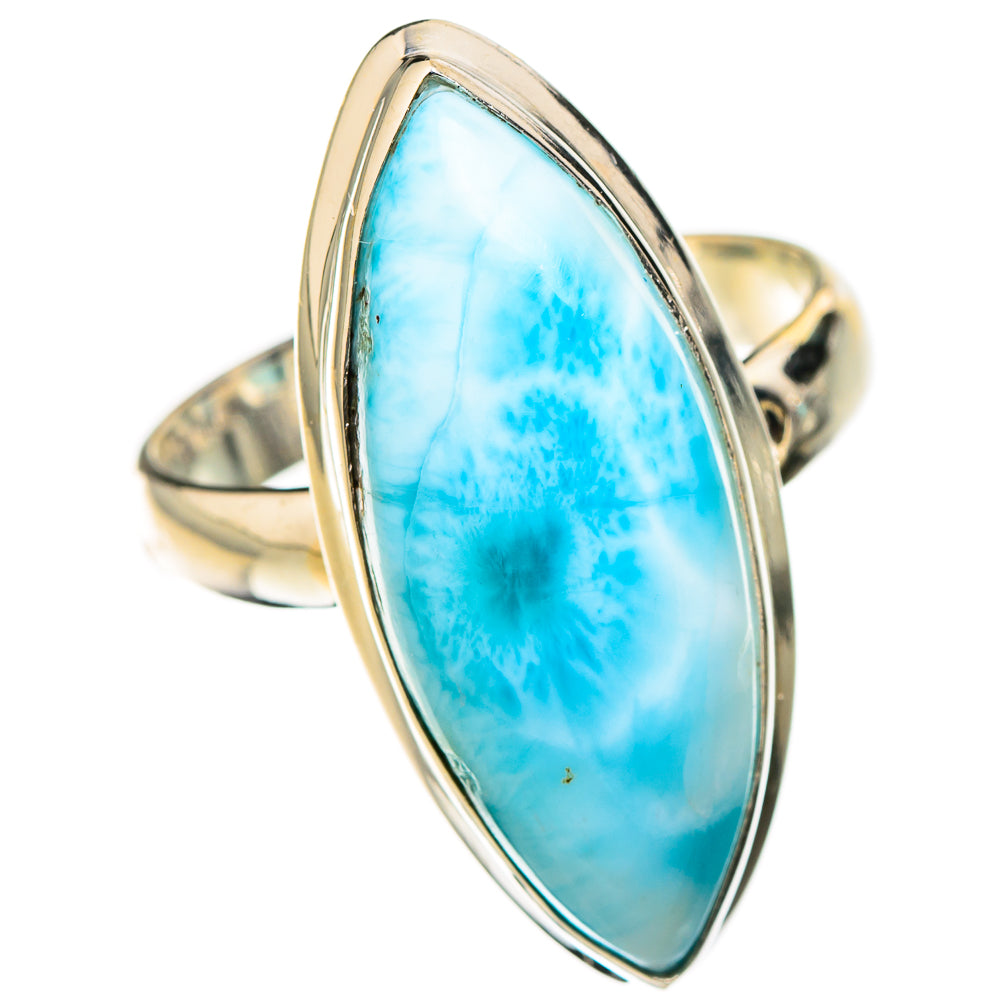 Larimar Rings handcrafted by Ana Silver Co - RING126762 - Photo 2