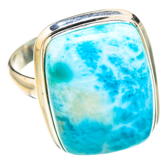 Larimar Rings handcrafted by Ana Silver Co - RING126776 - Photo 2