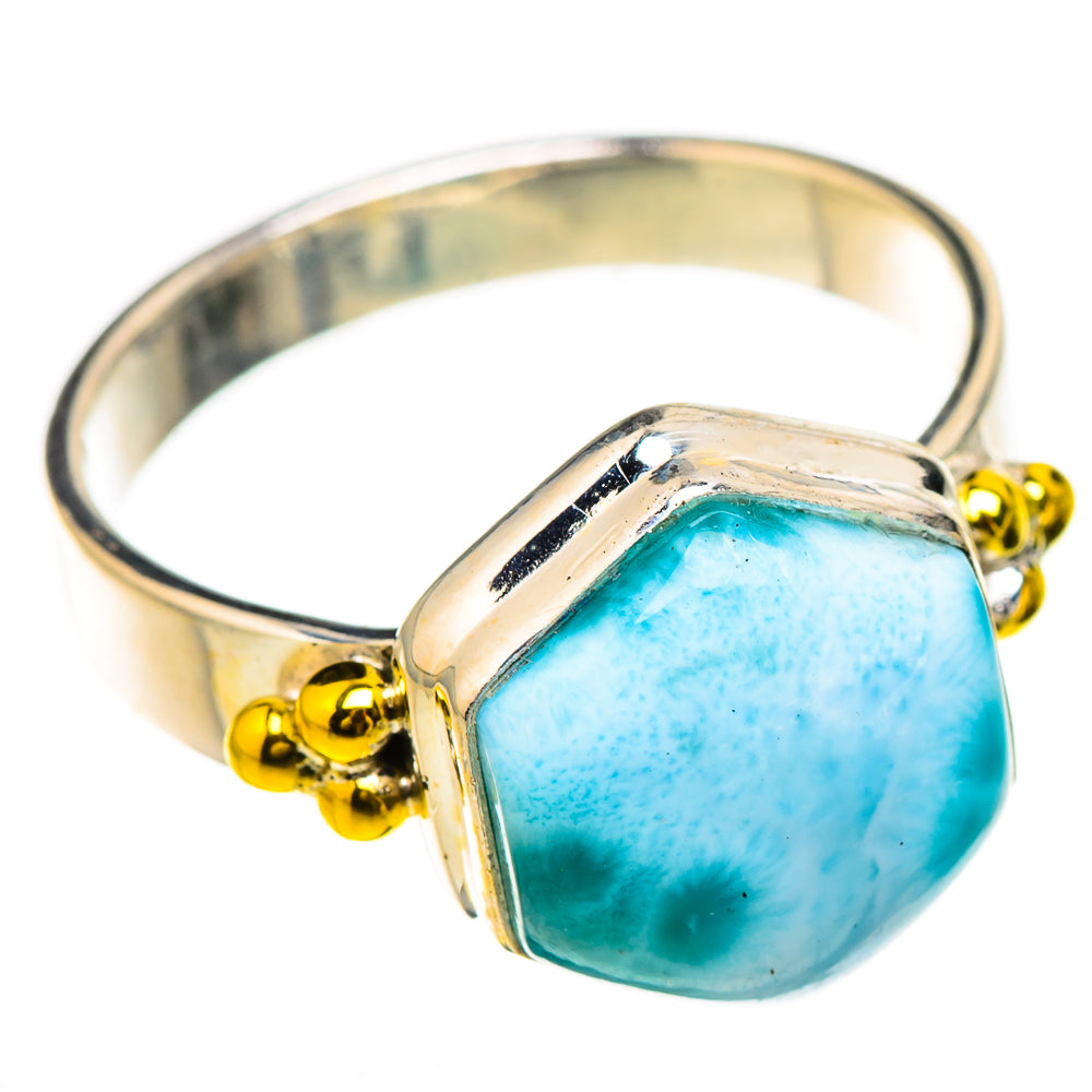 Larimar Rings handcrafted by Ana Silver Co - RING126779 - Photo 2