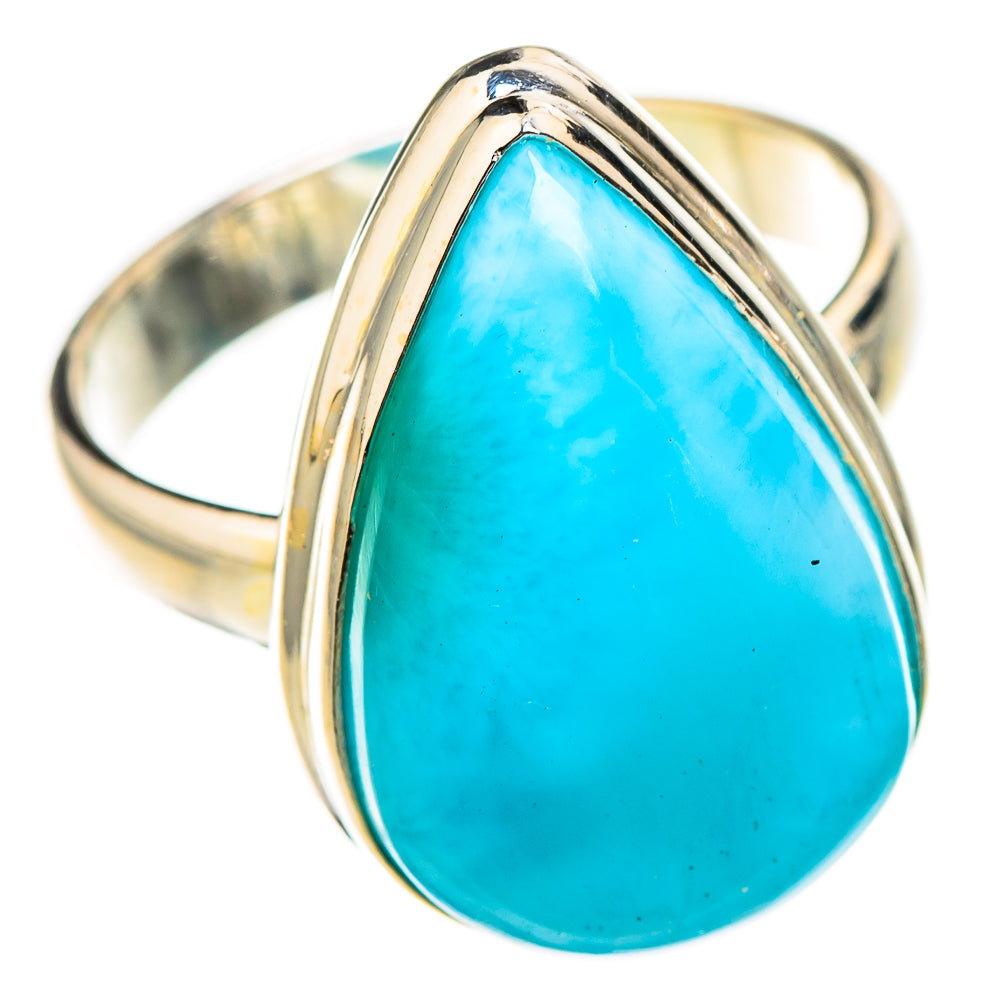Larimar Rings handcrafted by Ana Silver Co - RING126793 - Photo 2