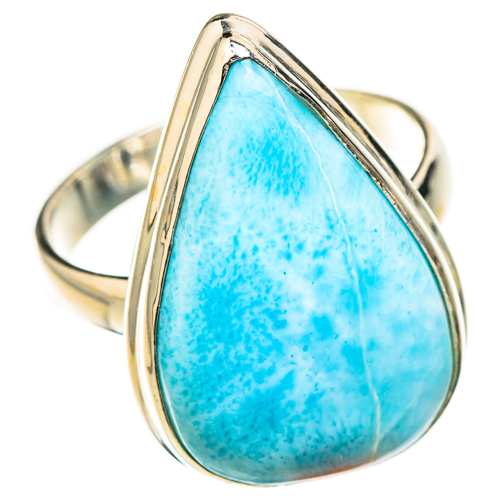 Larimar Rings handcrafted by Ana Silver Co - RING126821 - Photo 2
