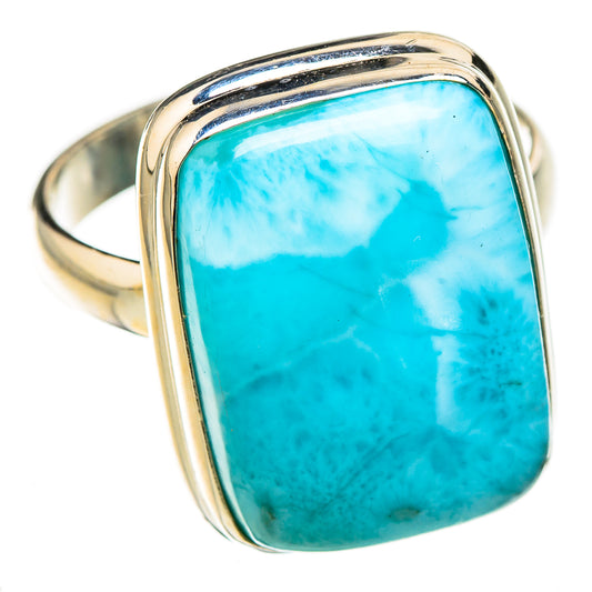 Larimar Rings handcrafted by Ana Silver Co - RING126838 - Photo 2