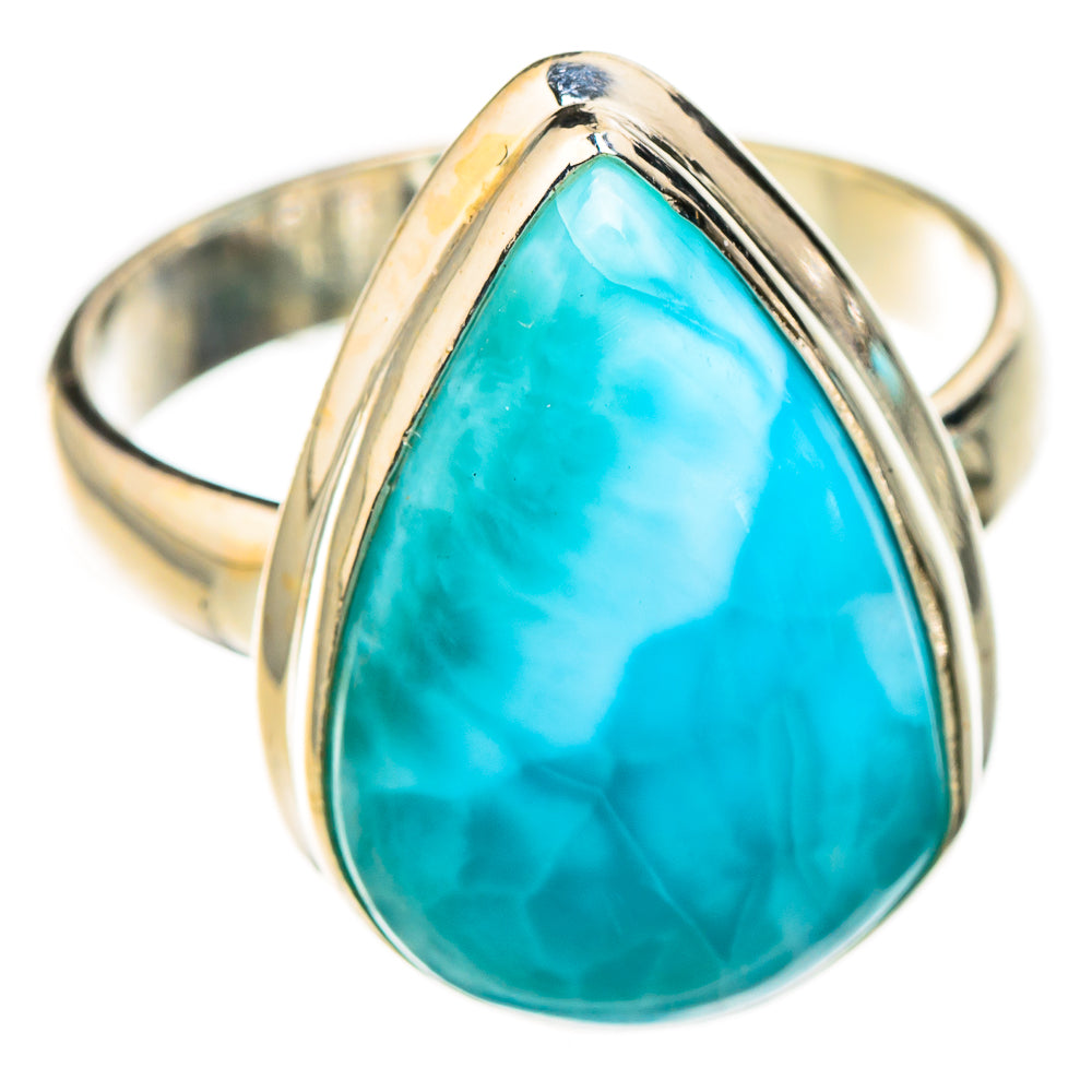 Larimar Rings handcrafted by Ana Silver Co - RING126856 - Photo 2