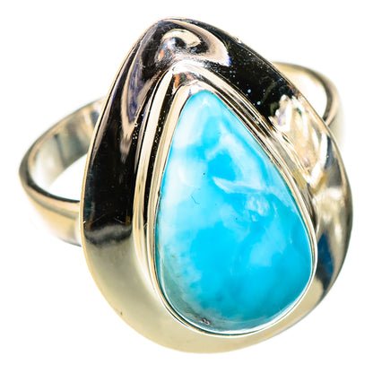 Larimar Rings handcrafted by Ana Silver Co - RING126858 - Photo 2