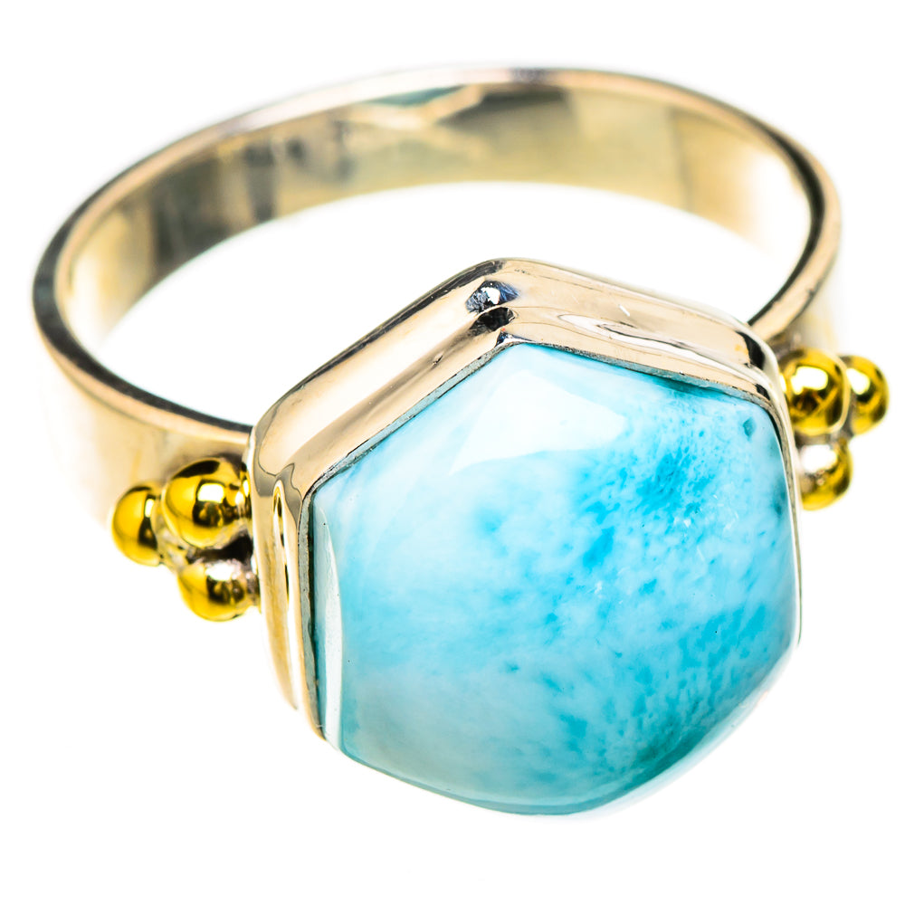 Larimar Rings handcrafted by Ana Silver Co - RING126870 - Photo 2