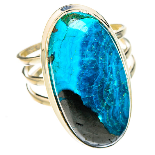 Shattuckite Rings handcrafted by Ana Silver Co - RING126889 - Photo 2