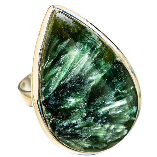 Seraphinite Rings handcrafted by Ana Silver Co - RING126891 - Photo 2