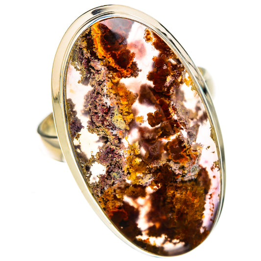 Indonesian Plume Agate Rings handcrafted by Ana Silver Co - RING126893 - Photo 2
