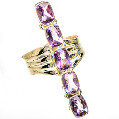 Pink Amethyst Rings handcrafted by Ana Silver Co - RING126895 - Photo 2