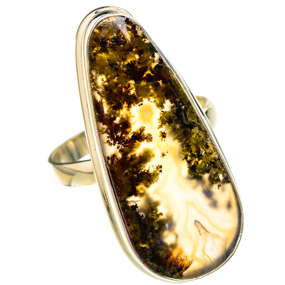 Indonesian Plume Agate Rings handcrafted by Ana Silver Co - RING126917 - Photo 2