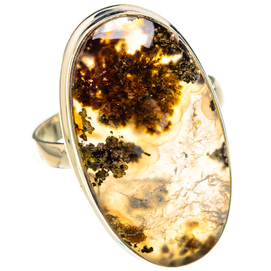 Indonesian Plume Agate Rings handcrafted by Ana Silver Co - RING126938 - Photo 2